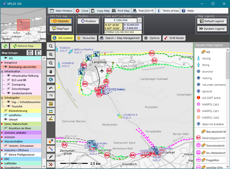 Screenshot of GIS